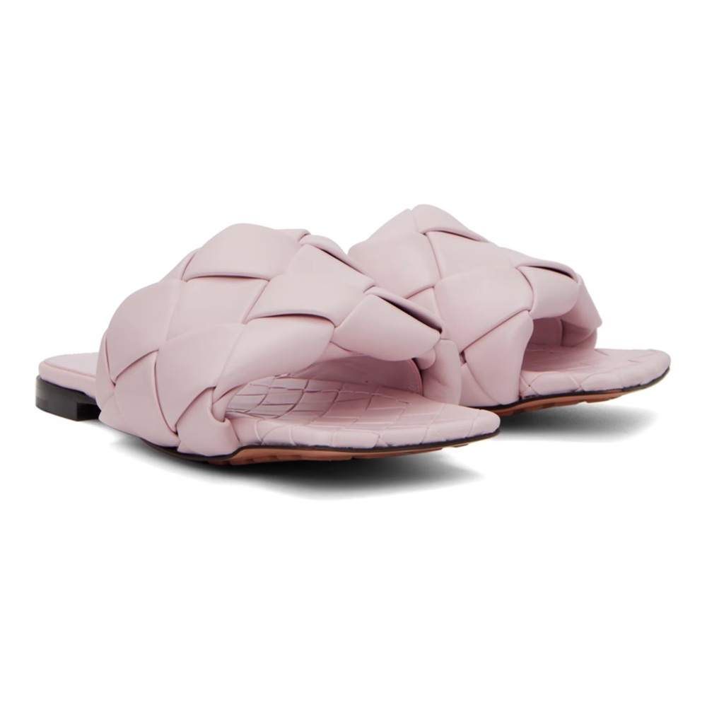 Bottega Veneta Lido Flat (soft purplish pink) size 37 NEW